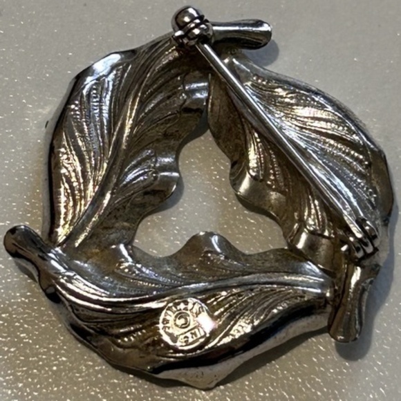 Sterling Silver Leaf Brooch - Picture 4 of 6